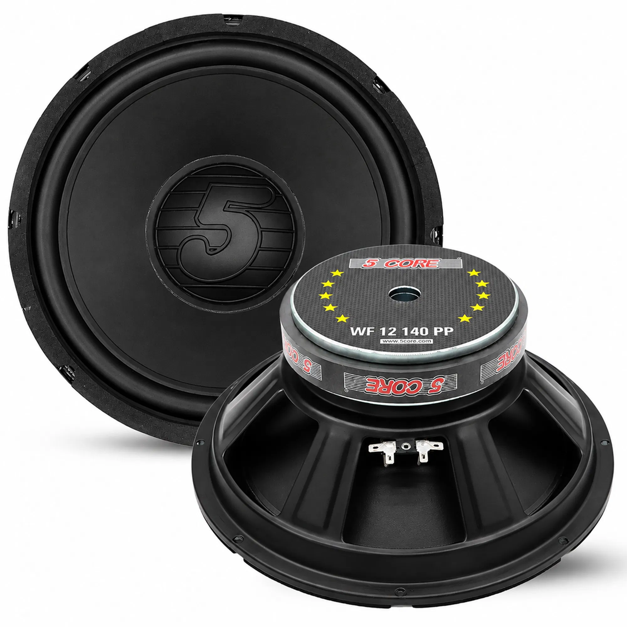 5 Core 12 Inch Car Subwoofer 4 Ohm Audio Speaker Replacement Woofer Driver
