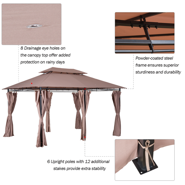 Slant Leg Pop Up Canopy, Beach Canopy-15