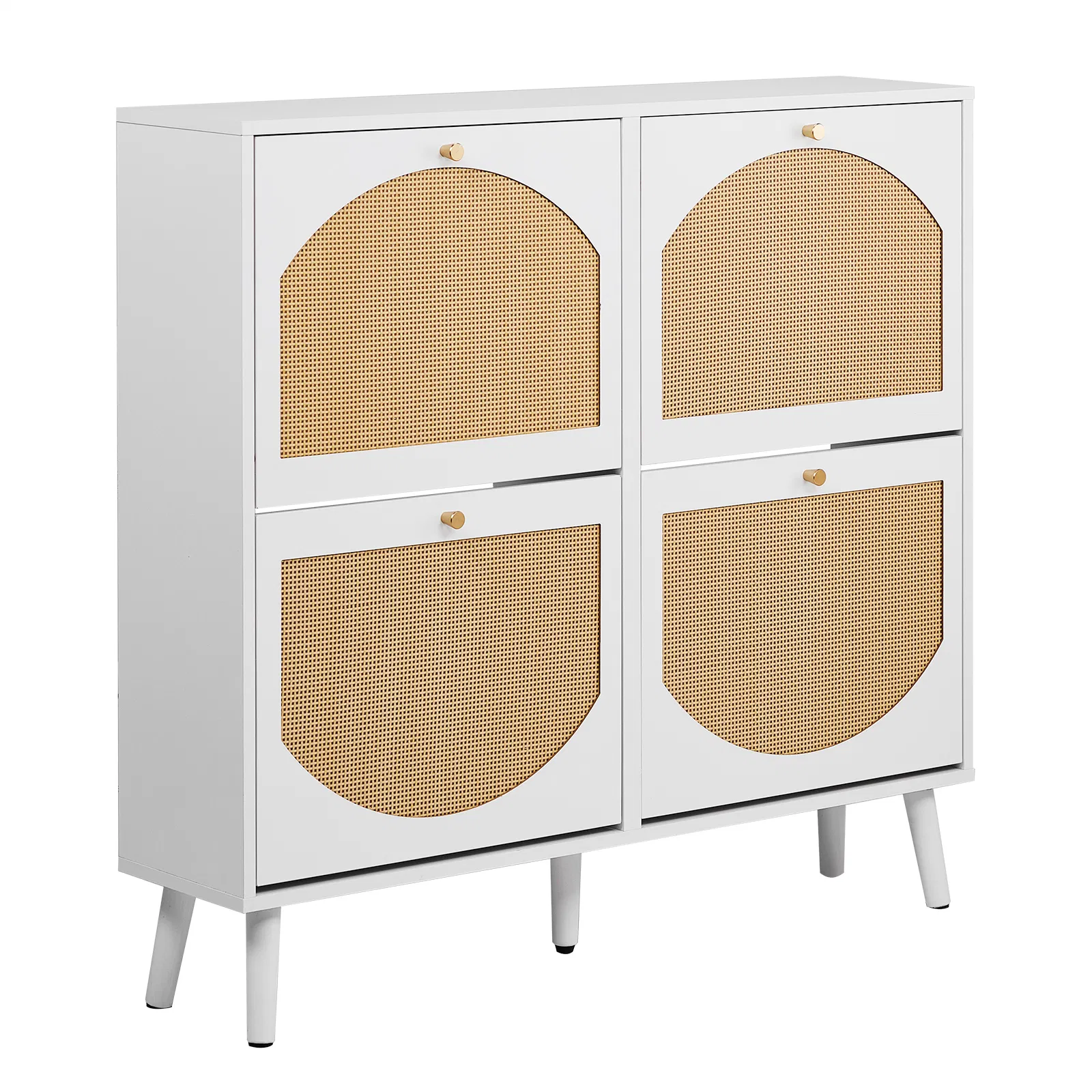 Rattan Shoe Storage Cabinet, picture 2 of 5