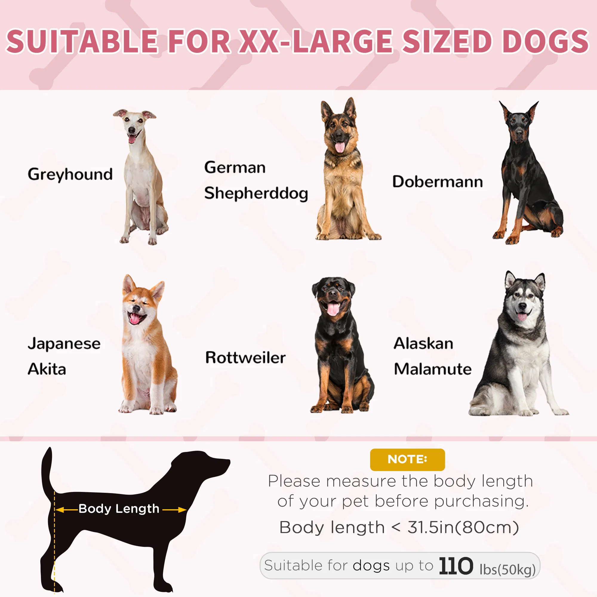 Elevated Dog Bed, Raised Dog Cot for XL Sized Dogs, Indoor & Outdoor, 48" x 36" x 9", Red — image 1