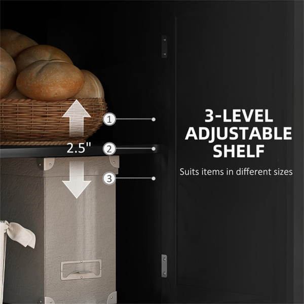 厨房侧板/储物柜/ 咖啡吧柜 /厨房橱柜/厨房隐藏式箱柜(周末不发货)( Amazon Shipping)(WalMart禁售)-17