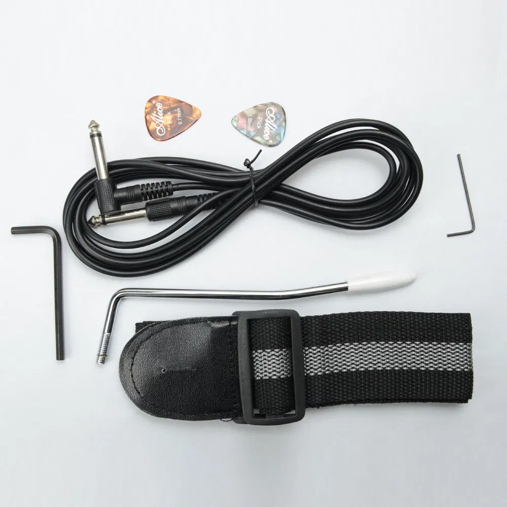 Novice Entry Level 170 Electric Guitar HSH Pickup Bag Strap Paddle Rocker Cable Wrench Tool Black image 10