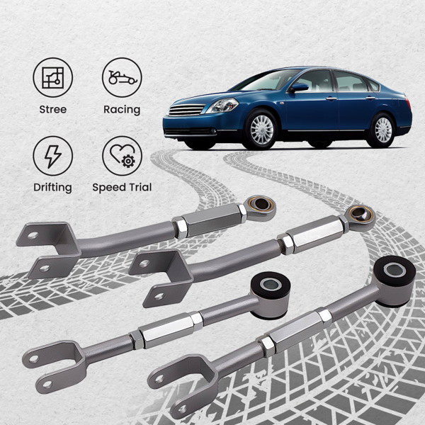后外倾角调整臂 + 前束牵引  Adjustable Alignment Rear Camber Arm + Toe Traction Kit for Infiniti G35 2003-07-14