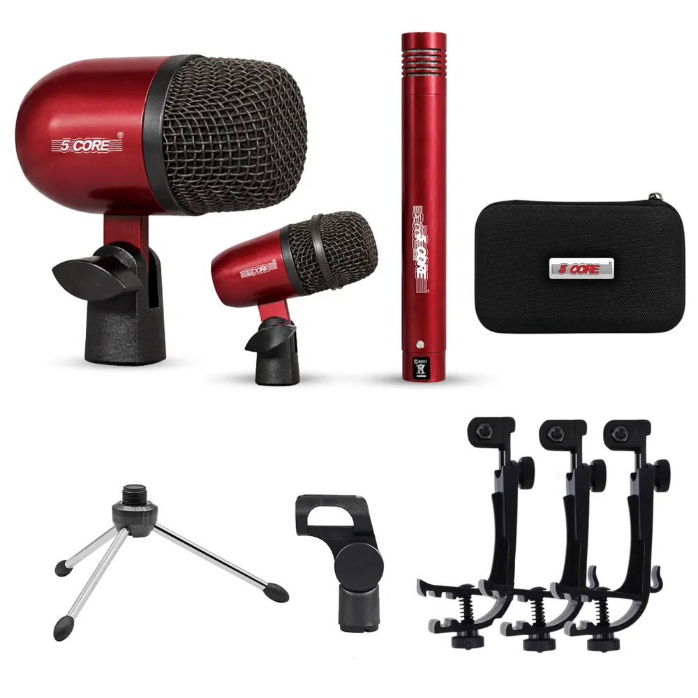 5 Core Conga Mic Snare Tom Microphone Drum Kit Condenser XLR Instrument Mics image 17
