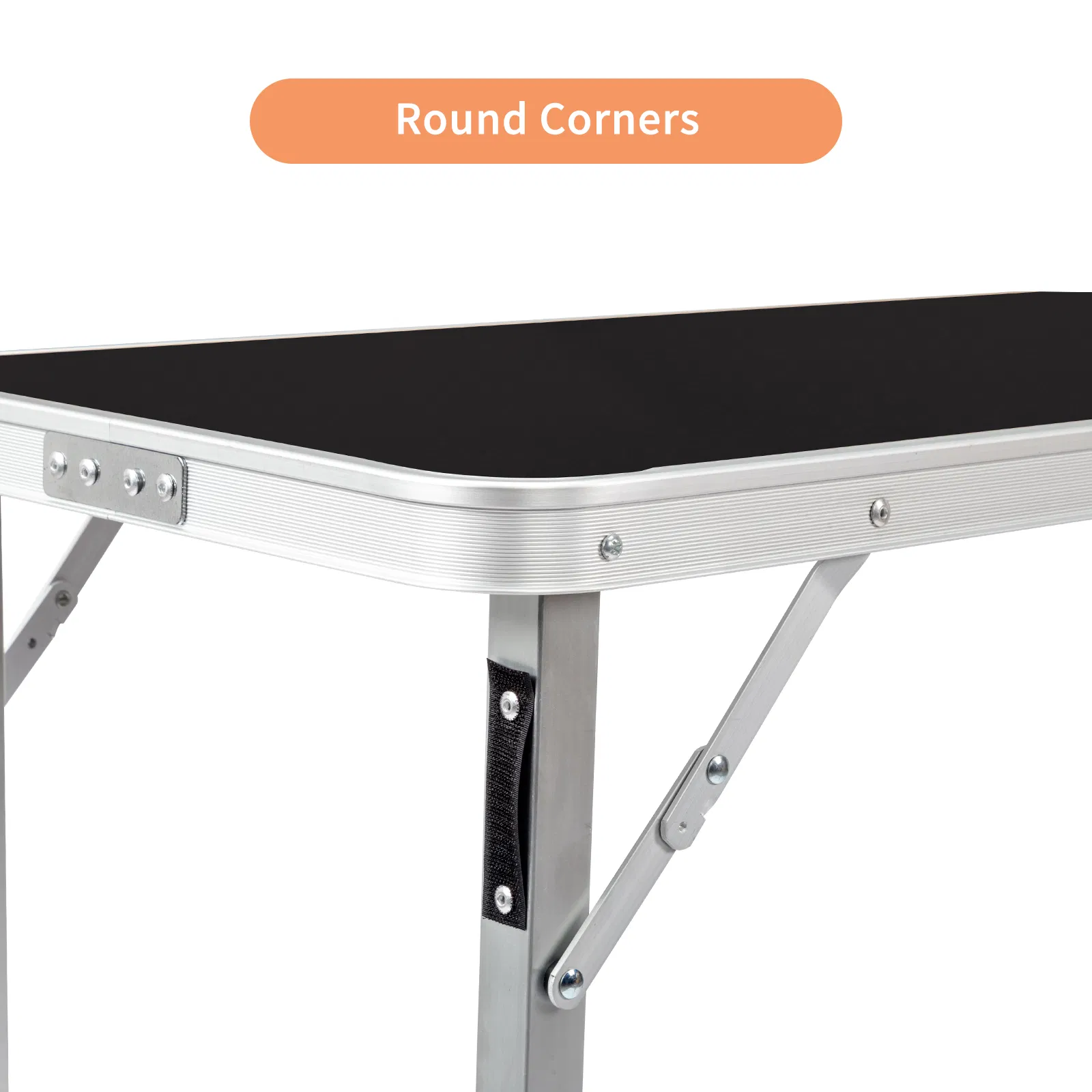 Portable Folding Bar Table with Shelf, Tradeshow Podium Table with Black Skirt and Carrying Bag, for… image 8