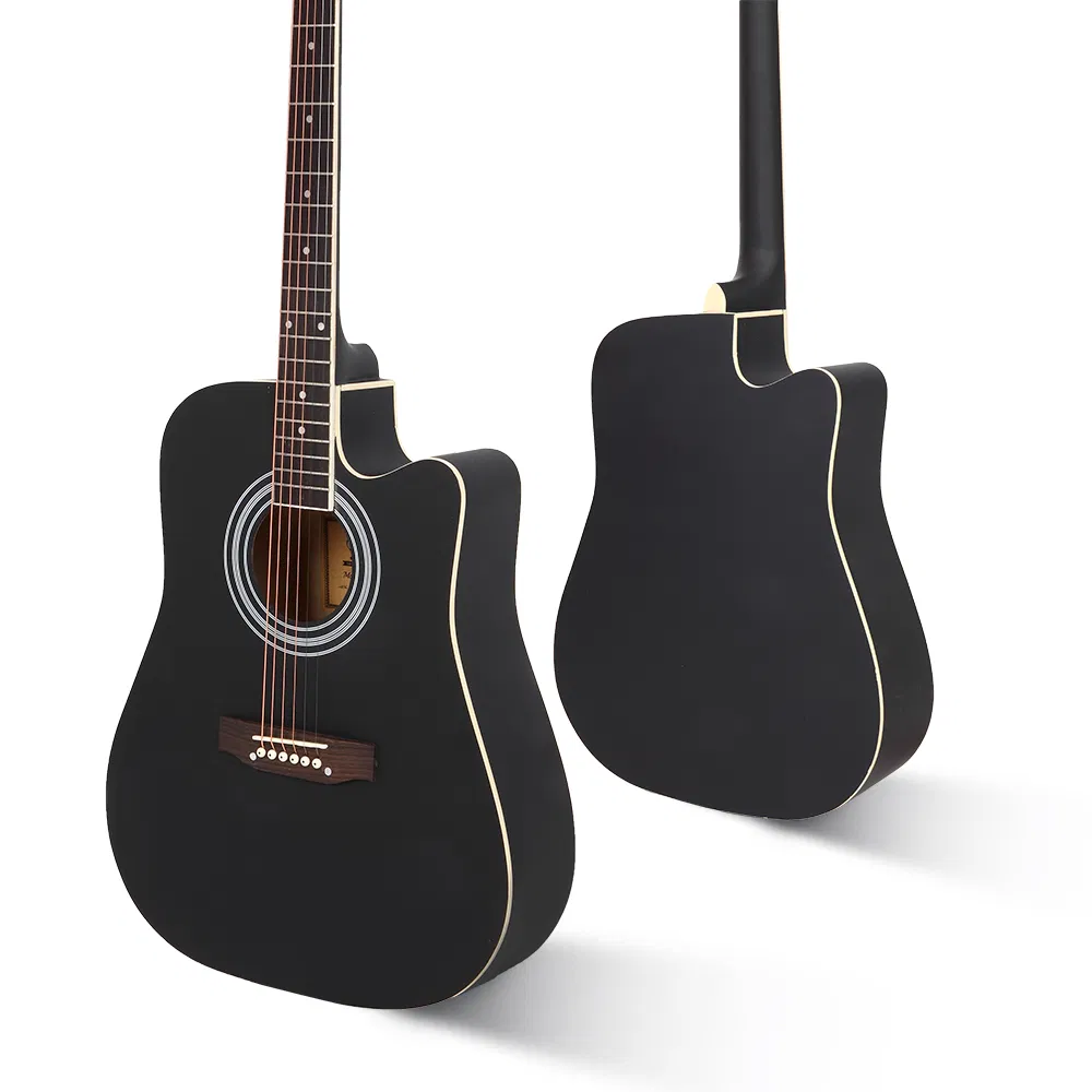 [Do Not Sell on Amazon] GT502 41-Inch Notch Spruce Panel Matte Edging Folk Guitar Bag Shield Wrench Black image 5