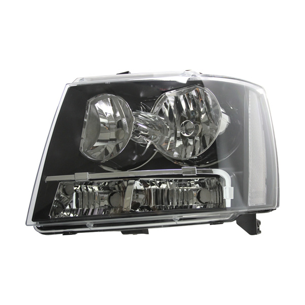 大灯总成-2007-2014 Chevy Avalanche-Black 透明侧反光片-31