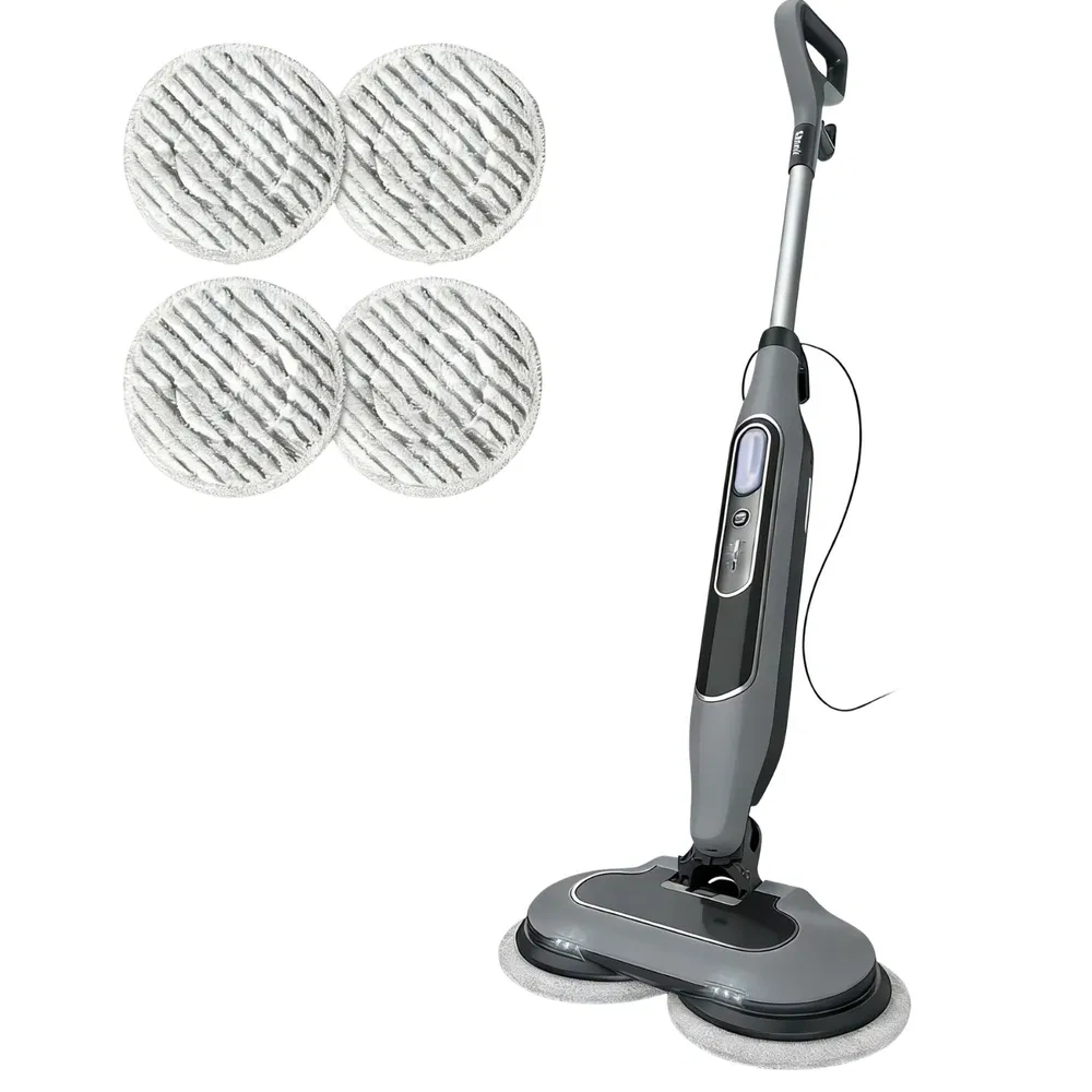 Dual Head Hard Floor Steam Mop, 3 Adjustable Steam Modes, LED Headlights, Lightweight for Home Tile Cleaning image 7