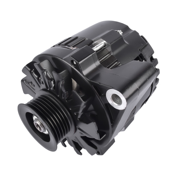  发电机 Black 160 AMP CS130 Alternator with Serpentine Pulley for GM Chevrolet SBC BBC ES1006BK-13