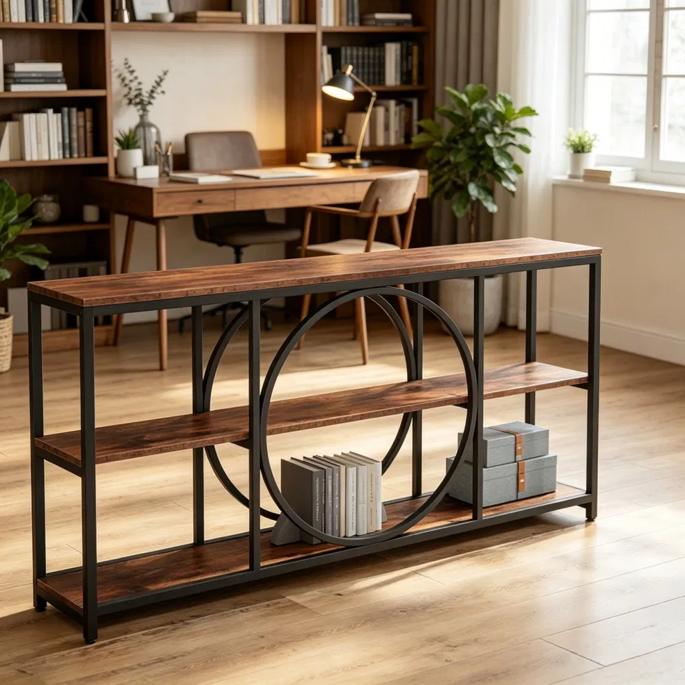 Industrial Console Table, picture 2 of 5