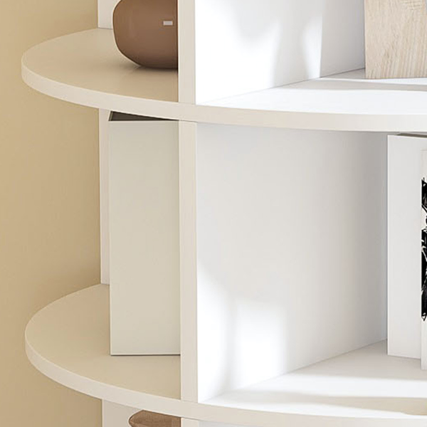 Rotating Shoe Rack Tower, 7-Tier Spinning Storage Rack, Free Standing 360° Revolving Shoe Organizer, Holds 28 Pairs of Shoes (7-Tier,White) -33