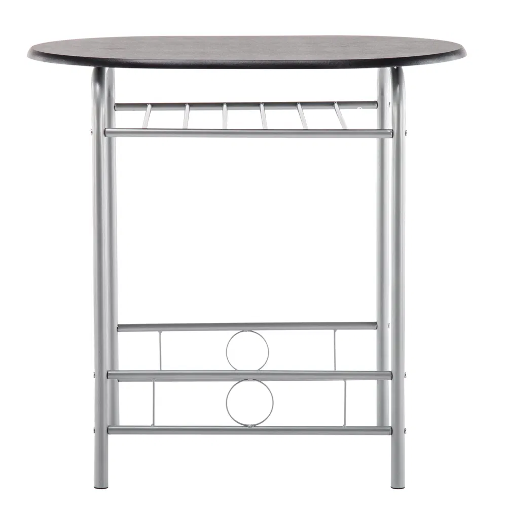 PVC Breakfast Table (One Table and Two Chairs) Black image 13