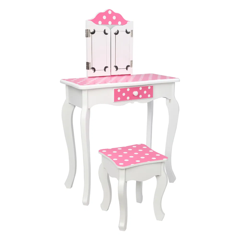 Kids Vanity Set with Stool, picture 1 of 5