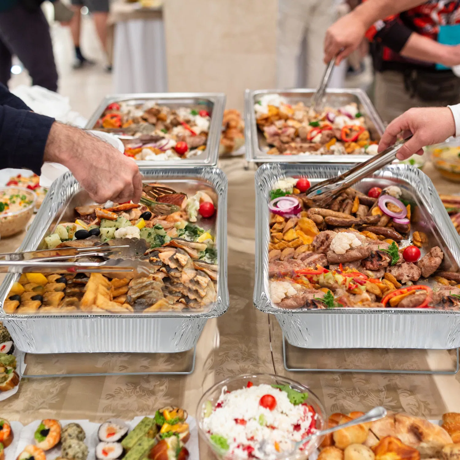 Disposable Chafing Dish Buffet Set, picture 2 of 5