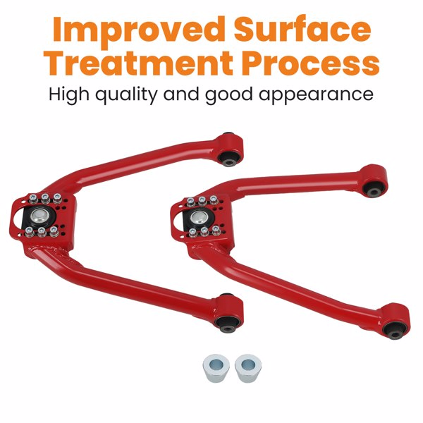 控制臂 2pcs Adjustable Front Upper Camber Control Arms Kit for Infiniti G35 2003-2007-8