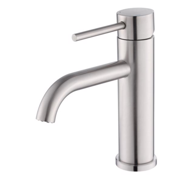 Single Handle Bathroom Faucet Lavatory Faucet Stainless Steel Single Hole-T10, Brushed Nickel[Unable to ship on weekends,usps/fedex]-8