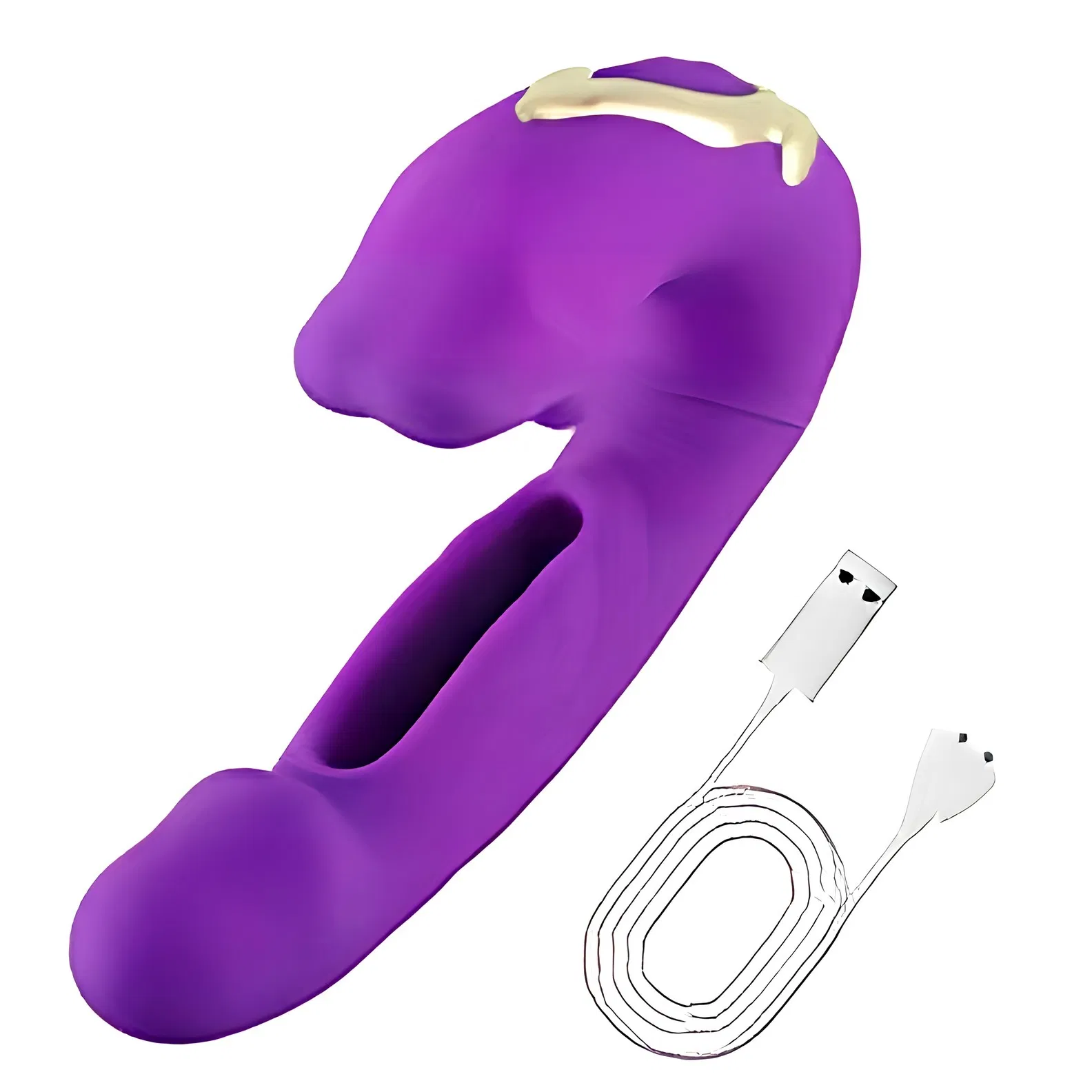 Vibration rod add-type vibrator sex toy - Vibrating rod fake penis female sex toy. Used for women for addive self-pleasure adult toy, rose-colored sex