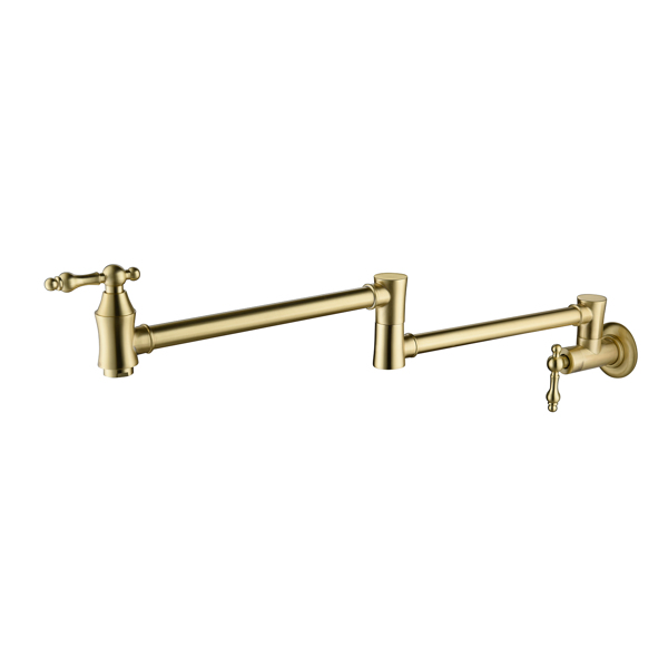 厨房折叠水龙头Folding faucet Pot Filler Faucet Wall Mount-10