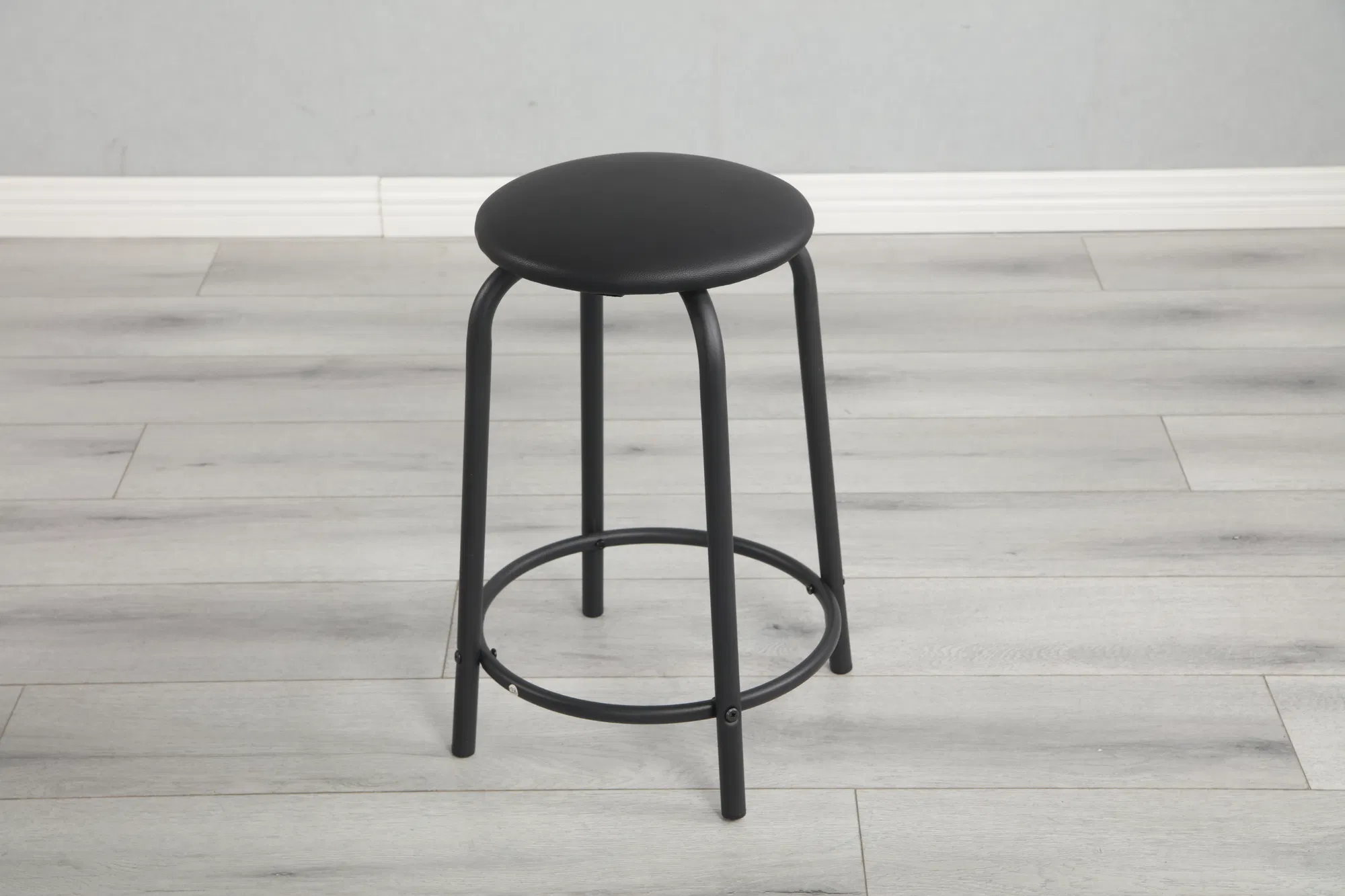 black adjustable tempered glass drafting printing table with chair image 15