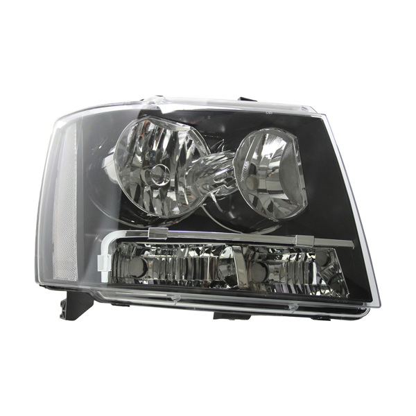 大灯总成-2007-2014 Chevy Avalanche-Black 透明侧反光片-30