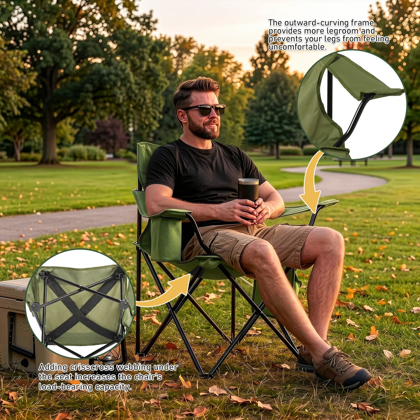 Chair with Foldable Design 33 Inches X 31.8 X 19.68 image 15