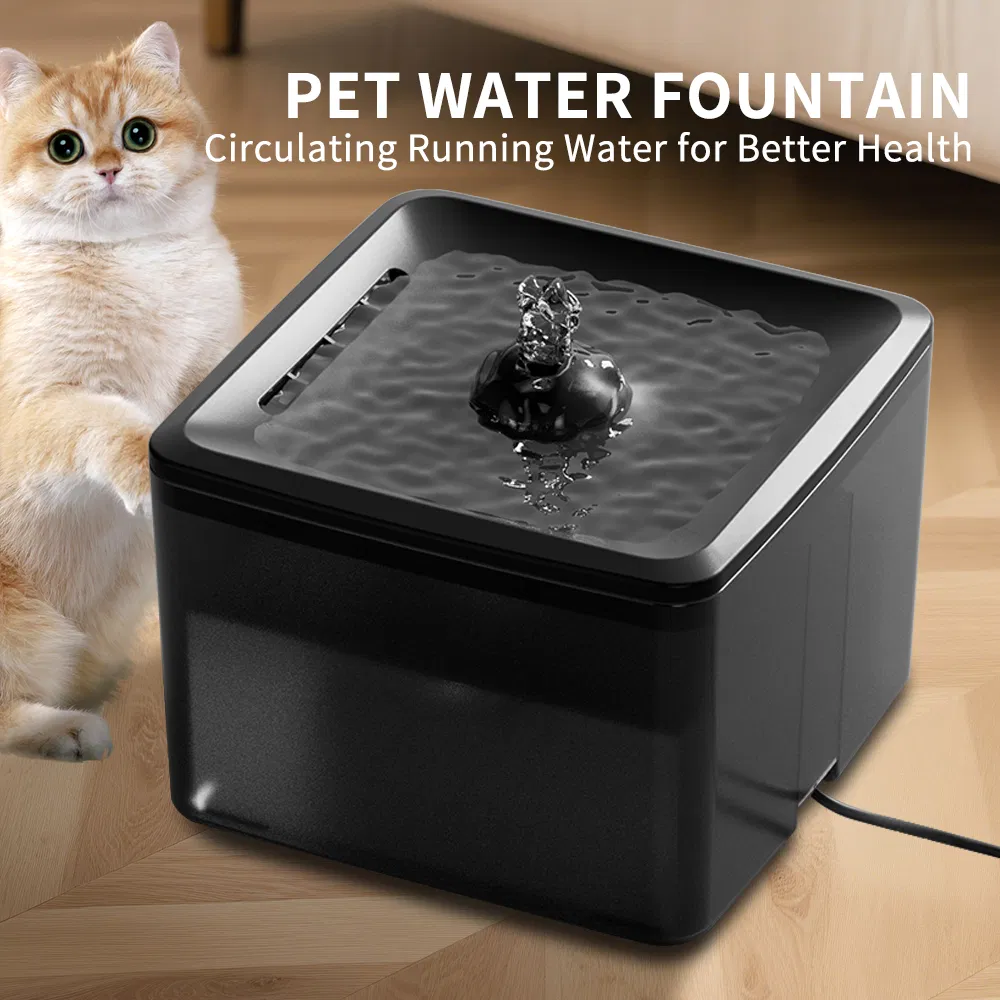 Dispensador de agua para mascotas con capacidad grande visible