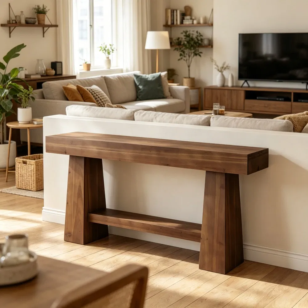 Solid Wood Console Table