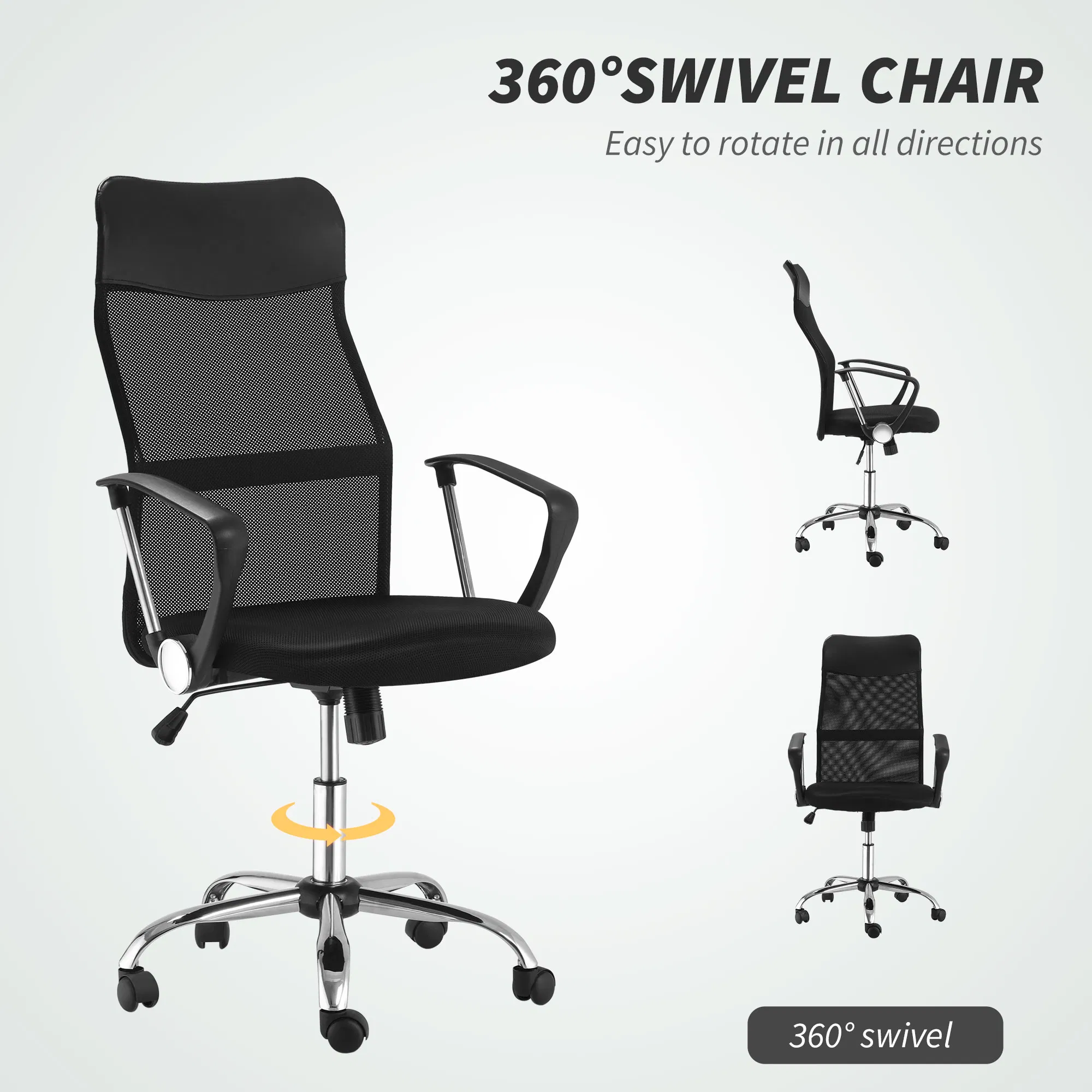 Ergonomic Mesh Office Chair — High Back Computer Desk Chair — photo 5