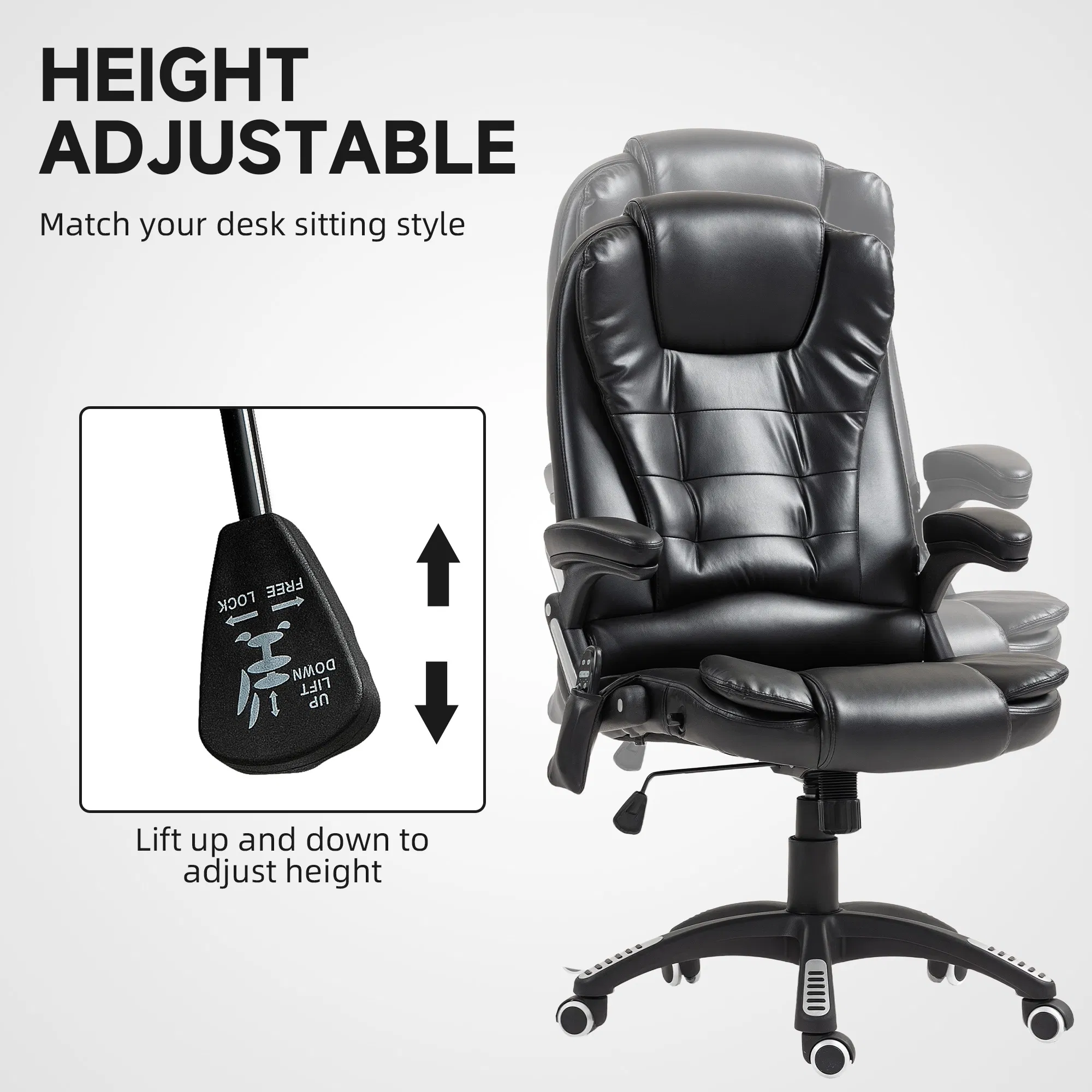 Reclining Massage Office Chair, picture 3 of 5
