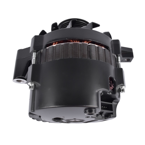  发电机 Black 160 AMP CS130 Alternator with Serpentine Pulley for GM Chevrolet SBC BBC ES1006BK-11