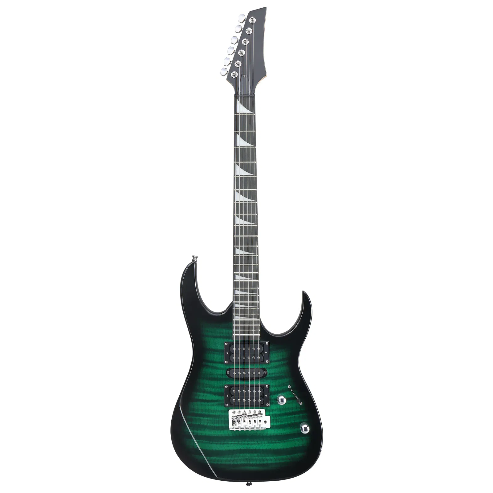 170 Model 39in Electric Guitar HSH Pickups Black complete starter kit suit for Hard Rock Tiger-striped… image 2
