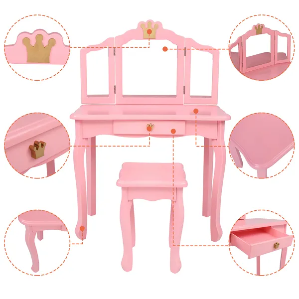 Children's Wooden Dressing Table, picture 4 of 5