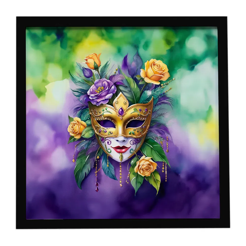 Mardi Gras Framed Metal Print, picture 2 of 2