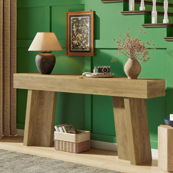 Long Console Table/Living room table(Not Supported non-defective remorse returns)-9