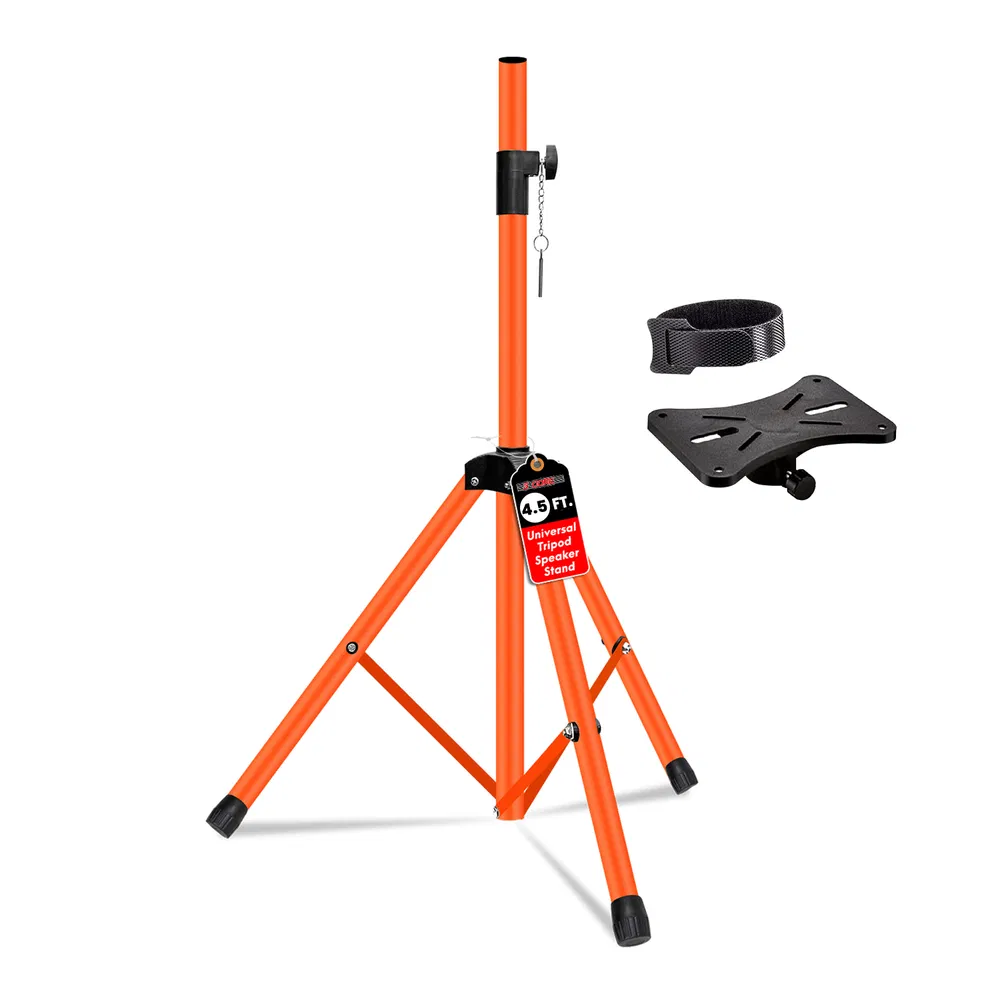 5 Core Speaker Stand Adjustable 31 to 54" PA DJ Tripod Stands Heavy Duty w 35mm Add 132 Lbs image 21