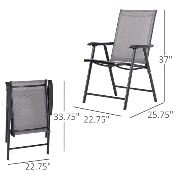 Folding Mesh Chair, picture 4 of 5