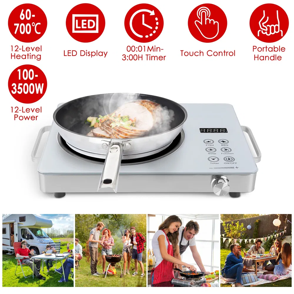 7000W Electric Double Ceramic Stove/ 3500W Electric Single Ceramic Stove Options 3 Colors Available image 18