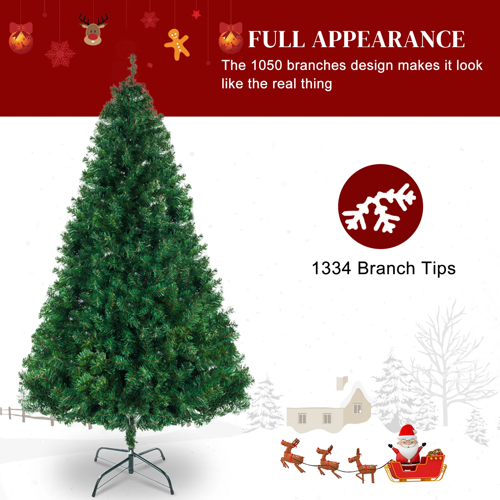Alightup 7ft 1334 Branch Christmas Tree image 5