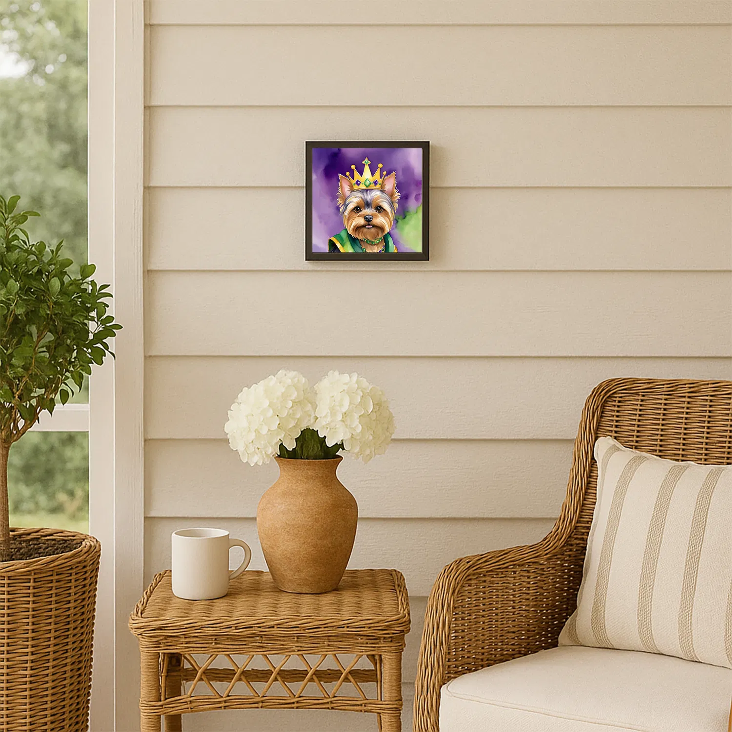 Framed Metal Print, Yorkshire Terrier, picture 2 of 3