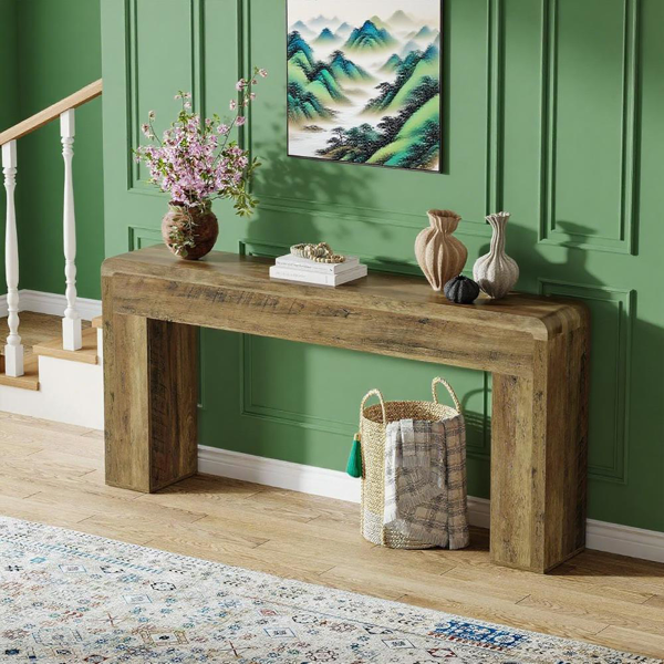 Long Console Table/Living room table(Not Supported non-defective remorse returns)-12