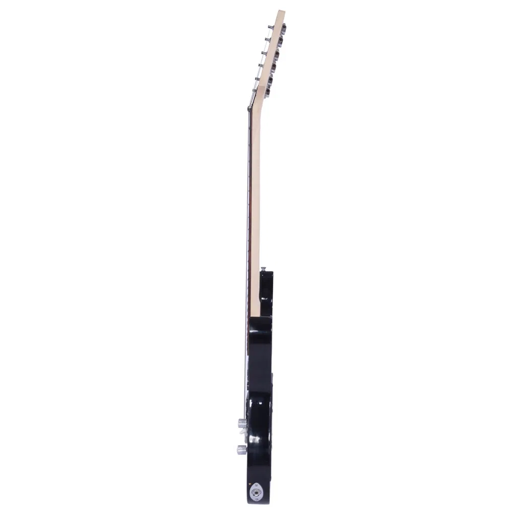 Novice Entry Level 170 Electric Guitar HSH Pickup Bag Strap Paddle Rocker Cable Wrench Tool Black image 13