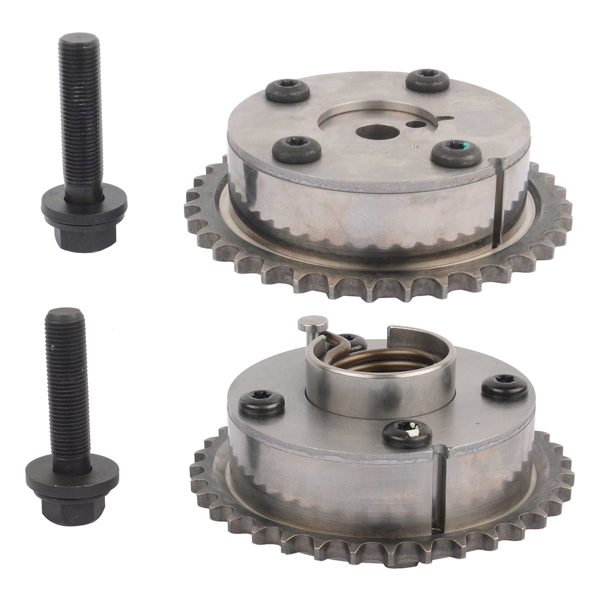 2x 凸轮相位调节器链轮 For 09-12 Toyota RAV4 Avalon Sienna Highlander 2.5L 2.7L 917-258 917-259-14