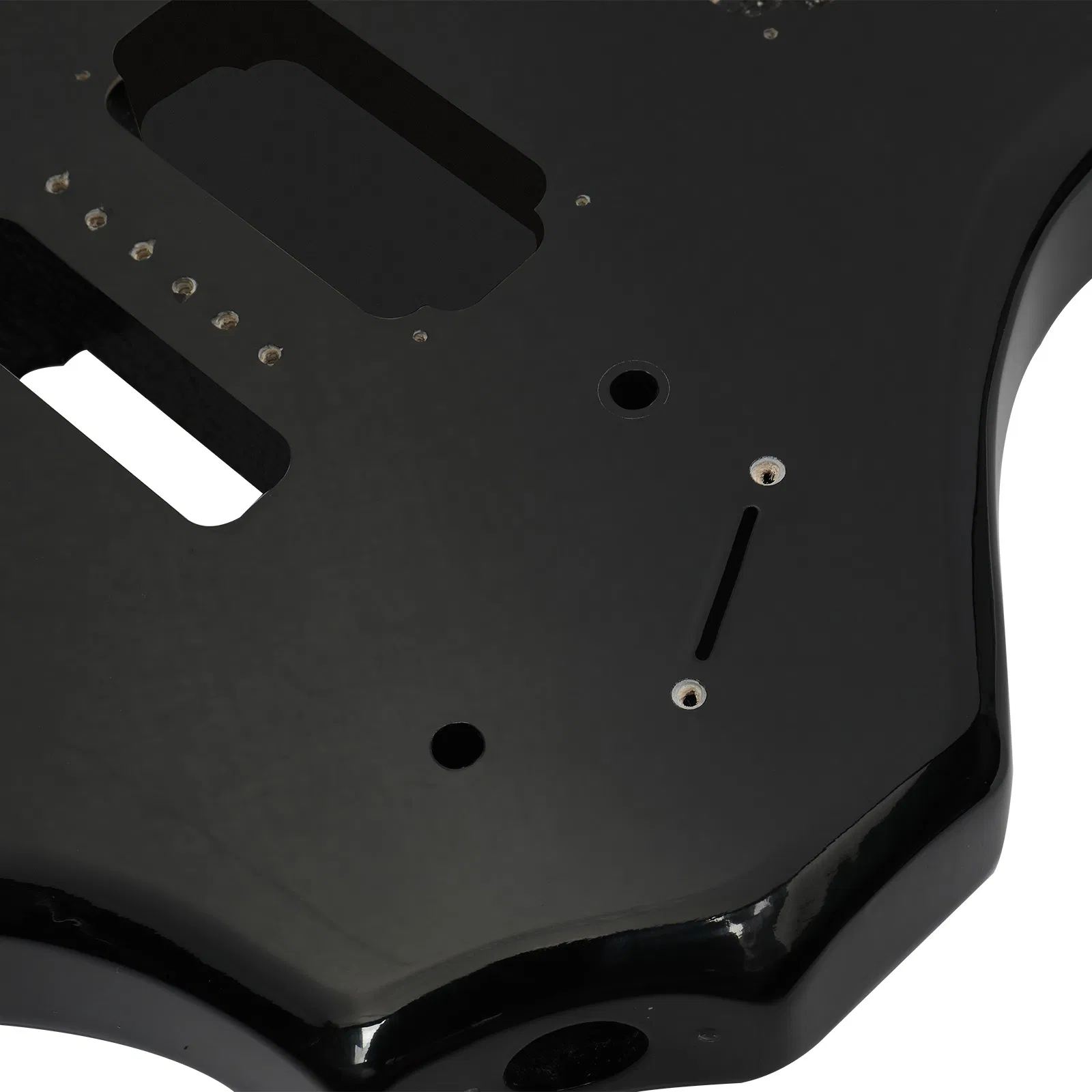DIY 6 String Flame Shaped Style HSH Electric Guitar Kits with Mahogany Body, Maple Neck and Accessories… image 5