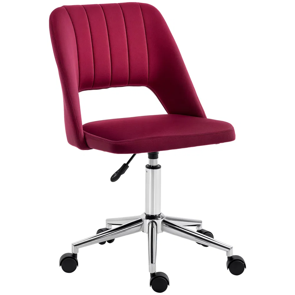 Velvet Swivel Office Chair, picture 5 of 5