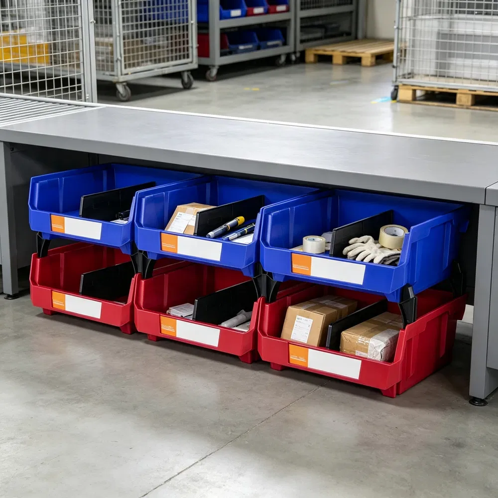 Plastic Storage Bins, picture 5 of 5