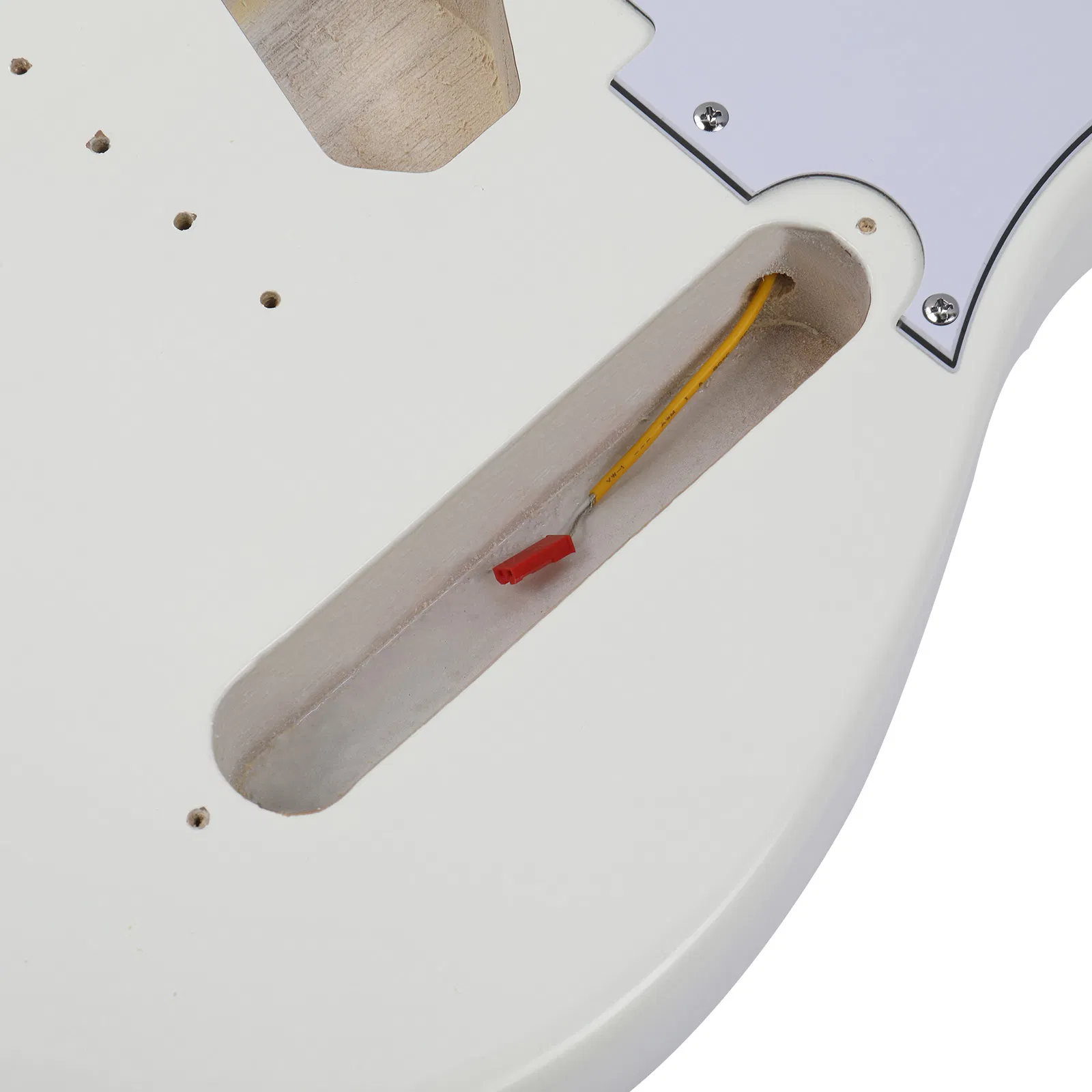 DIY 6 String TL Style Electric Guitar Kits with Mahogany Body, Maple Neck and Accessories White image 5