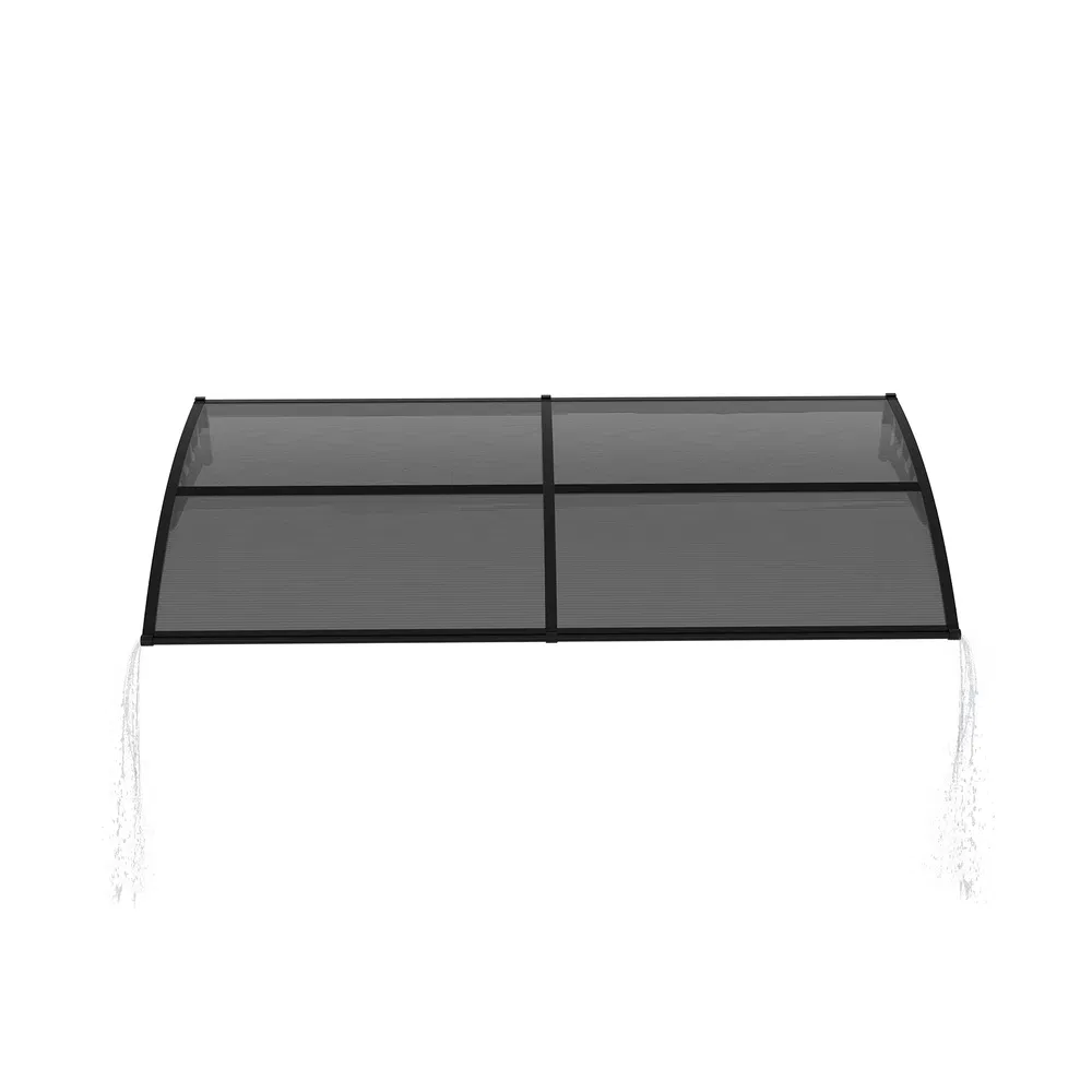 Awning for Door Entrance with Drainage Sink, 40x80 Inch Window Canopy Exterior, UV Rain Snow Protection…