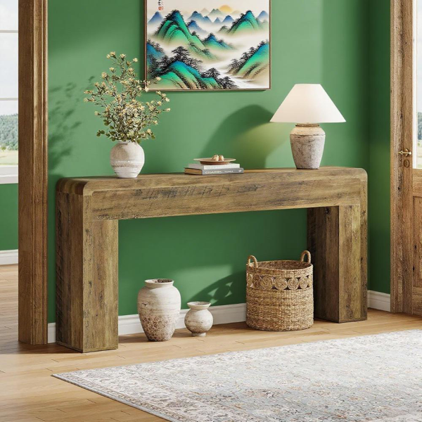 Long Console Table/Living room table(Not Supported non-defective remorse returns)-8