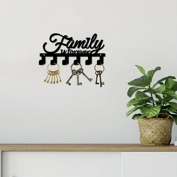 CIFbuy Modern Wall Mounted Key Holder with Shelf Entryway Organizer for Home Decor and Storage(TikTok, temu pick-up service)-12