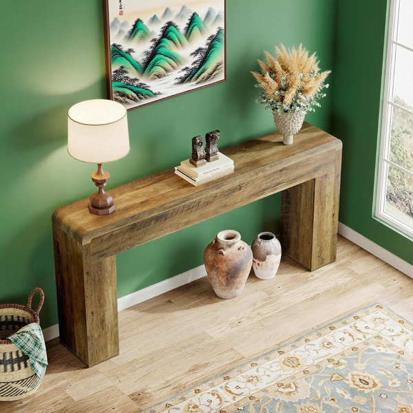 Long Console Table/Living room table(Not Supported non-defective remorse returns)-11